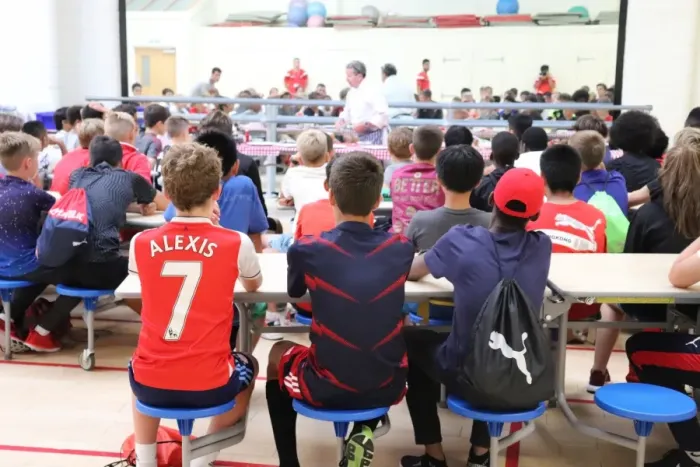 Framed Print : Arsenal Soccer School 2017: Train at Arsenal Football Club's Residential Camp