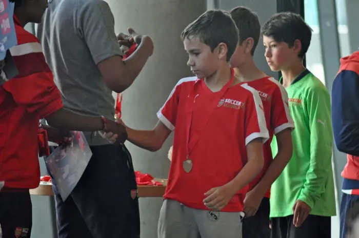 Framed Print : Arsenal Soccer Schools: Unforgettable Residential Week 2 at Arsenal Football Club