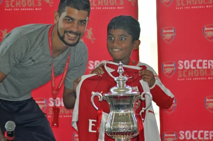 Framed Print : Arsenal Soccer Schools: Unforgettable Residential Week 2 at Arsenal Football Club