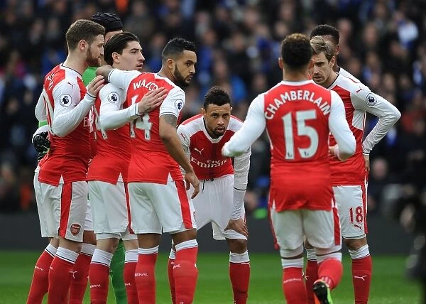 Arsenal Squad Before Chelsea Clash in Premier League (2016-17)