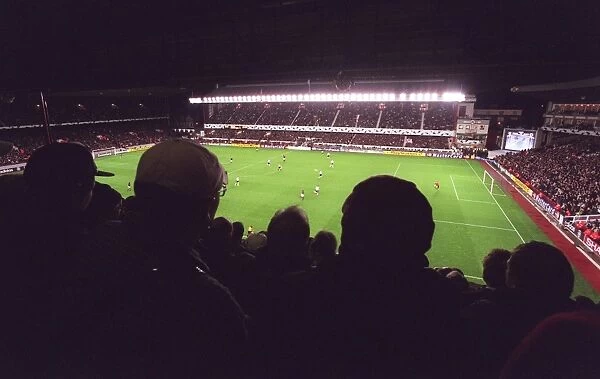 Arsenal Stadium, photographed from the West stand. Arsenal 3:0 Sparta Prague