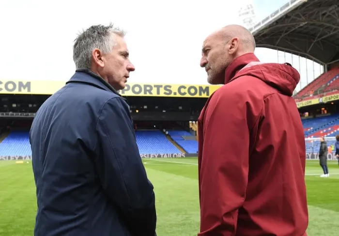Framed Print : Former Arsenal Stars Alan Smith and Steve Bould Reunite Ahead of Crystal Palace vs Arsenal Clash Framed Print : Former Arsenal Stars Alan Smith and Steve Bould Reunite Ahead of Crystal Palace vs Arsenal Clash