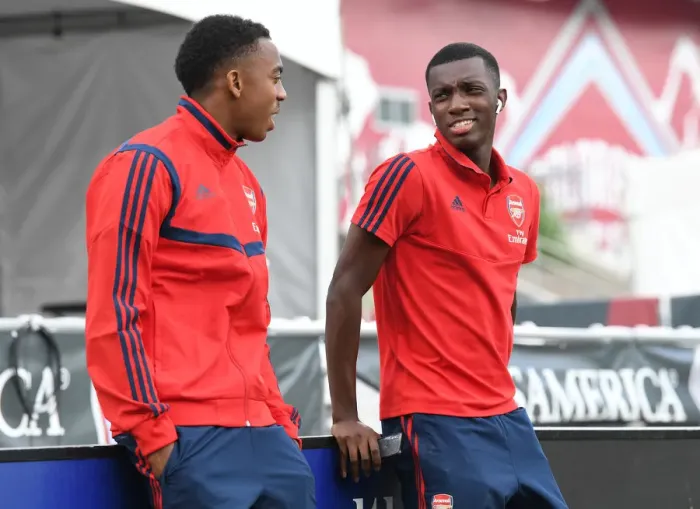 Framed Print : Arsenal Stars Eddie Nketiah and Joe Willock Prepare for Colorado Rapids Clash Framed Print : Arsenal Stars Eddie Nketiah and Joe Willock Prepare for Colorado Rapids Clash