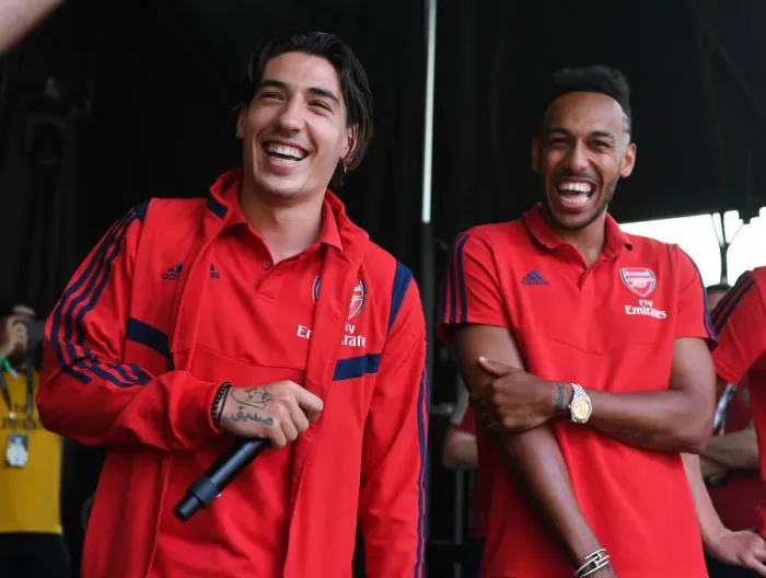 Framed Print : Arsenal Stars Meet Fans Before Arsenal v Fiorentina International Champions Cup Match in Charlotte, 2019
