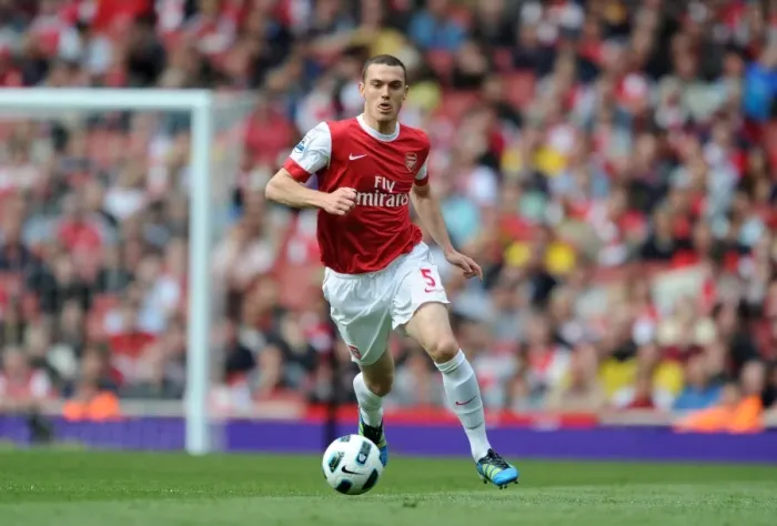 Framed Print : Arsenal Suffers Defeat: Thomas Vermaelen vs Aston Villa, Barclays Premier League (15 / 5 / 11)