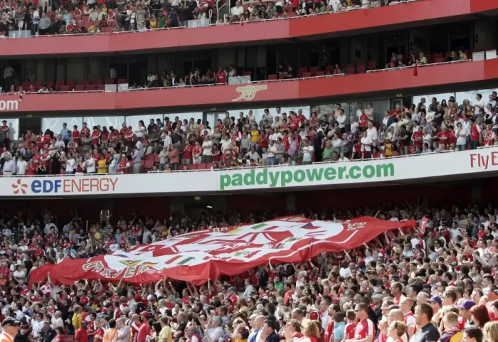 Framed Print : Arsenal supporters banner