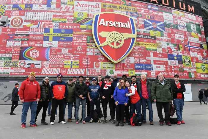 Framed Print : Arsenal Supporters Unite: Arsenal FC vs. Brentford FC, Premier League, Emirates Stadium, London, 2023