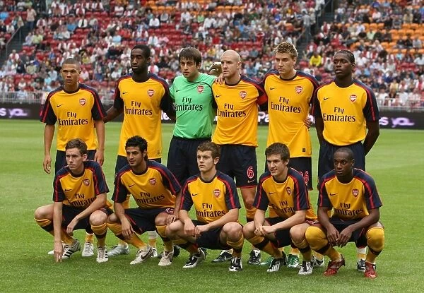 The Arsenal team. Arsenal 1:1 Seville, The Amsterdam Tournament