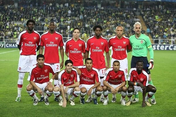 The Arsenal team. Fenerbahce 2:5 Arsenal