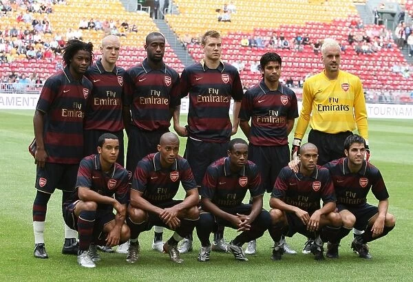 The Arsenal team. Arsenal 2:1 Lazio. Amsterdam Tournament