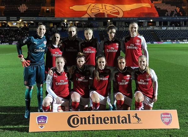 Arsenal team. Arsenal Women 1:0 Manchester City Ladies. The FA WSL Continental Cup Final