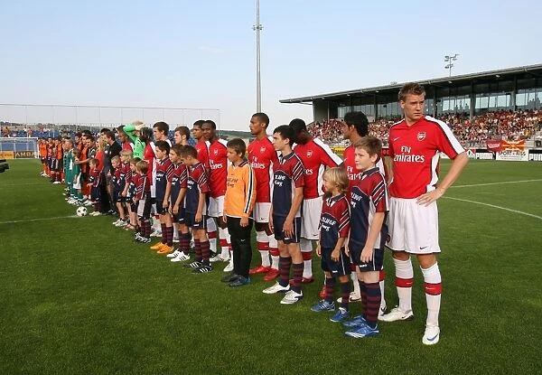 Arsenal Team Line-Up vs Burgenland, Austria, 2008: The Mighty Gunners Prepare for Victory (2:10)