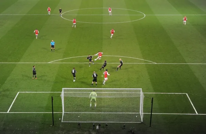 Framed Print : Arsenal Thrash Leyton Orient 5-0 in FA Cup Fifth Round at Emirates Stadium