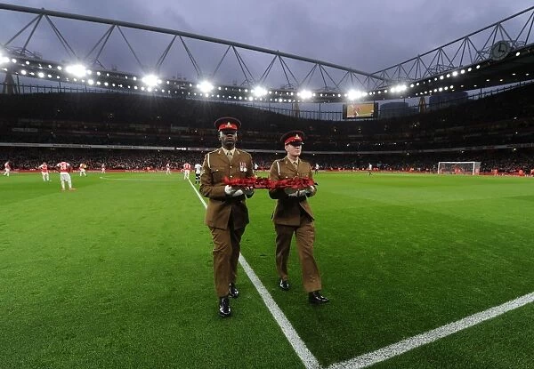 Arsenal and Tottenham Honor Remembrance Day with Wreath-Laying Ceremony at Emirates Stadium