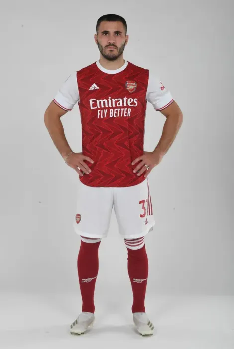 Framed Print : Arsenal Training: Sead Kolasinac Focused and Ready for 2020-21 Season