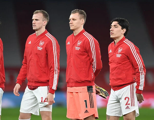 Arsenal Trio Prepare for Manchester United Clash at Empty Emirates Stadium (2020-21)