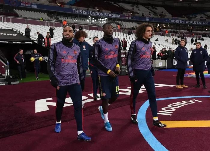 Framed Print : Arsenal Trio Ready for West Ham Clash: Lacazette, Pepe, Guendouzi Framed Print : Arsenal Trio Ready for West Ham Clash: Lacazette, Pepe, Guendouzi
