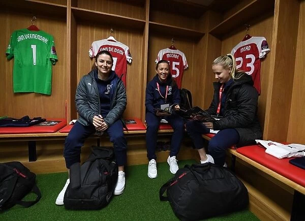 Arsenal Triple Threat: McCabe, Mead, and van de Donk Prepare for FA Womens Continental League Cup Final