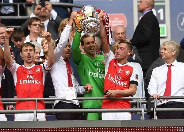 Arsenal Triumphs in FA Cup Final: Gabriel, Ozil, and Cech Lift the Trophy