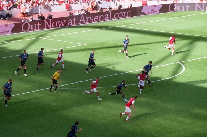 Framed Print : Arsenal Triumphs Over Inter Milan 2-1 in Emirates Cup Day Two