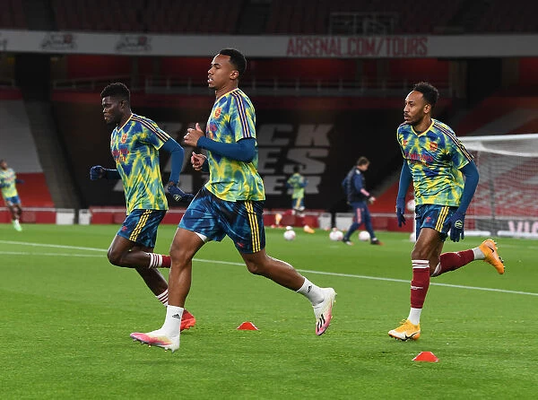 Arsenal Triumvirate: Partey, Gabriel, Aubameyang Prepare for Leicester Clash (2020-21 Premier League)