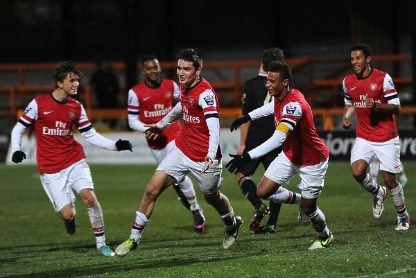 Arsenal U19 Trio: Toral, Angha, Olsson Celebrate Goals Against Athletico Bilbao in NextGen Series