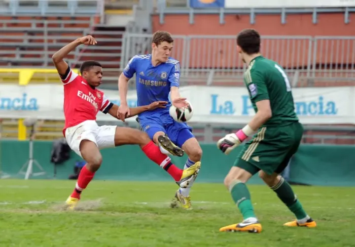 Framed Print : Arsenal U19 v Chelsea U19 - NextGen Series Semi Final Framed Print : Arsenal U19 v Chelsea U19 - NextGen Series Semi Final