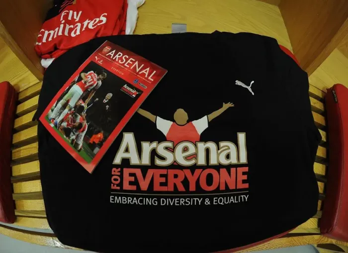 Framed Print : Arsenal Unity: Arsenal for Everyone - Arsenal vs. Everton (2015 / 16)