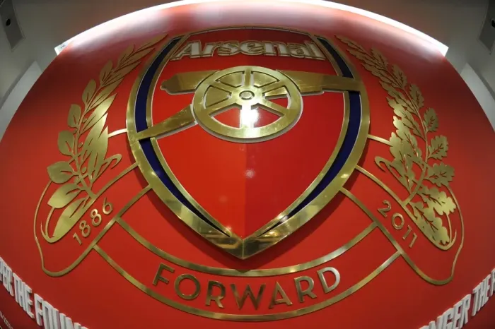 Framed Print : Arsenal Unveils New Crest at Emirates Stadium, 2011 Framed Print : Arsenal Unveils New Crest at Emirates Stadium, 2011