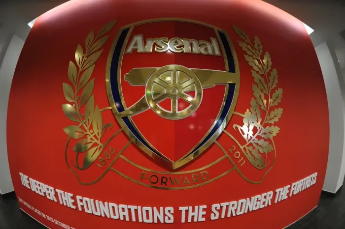 Framed Print : Arsenal Unveils New Crest at Emirates Stadium Against New York Red Bulls, 2011 Framed Print : Arsenal Unveils New Crest at Emirates Stadium Against New York Red Bulls, 2011