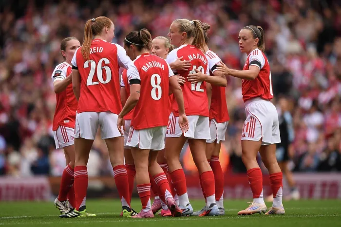 Framed Print : Arsenal v Aston Villa - Barclays Women's Super League Arsenal v Aston Villa - Barclays Women's Super League