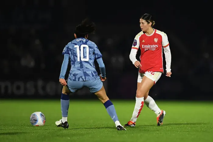 Framed Print : Arsenal v Aston Villa - FA Women's Continental Tyres League Cup Semi Final