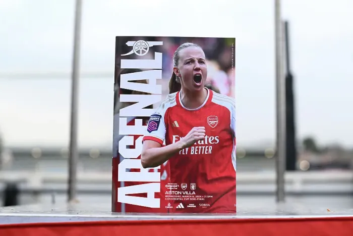 Framed Print : Arsenal v Aston Villa - FA Women's Continental Tyres League Cup Semi Final