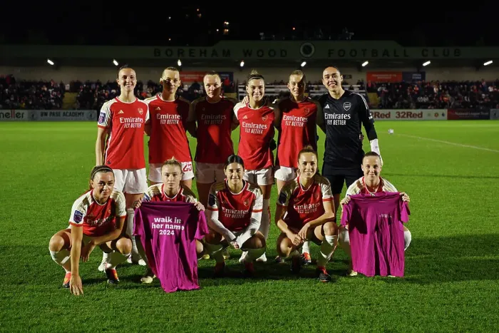 Framed Print : Arsenal v Aston Villa - FA Women's Continental Tyres League Cup Semi Final