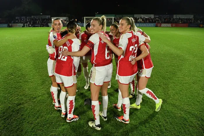 Framed Print : Arsenal v Aston Villa - FA Women's Continental Tyres League Cup Semi Final