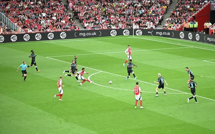 Framed Print : Arsenal v Bayer 04 Leverkusen - Pre-Season Friendly Framed Print : Arsenal v Bayer 04 Leverkusen - Pre-Season Friendly