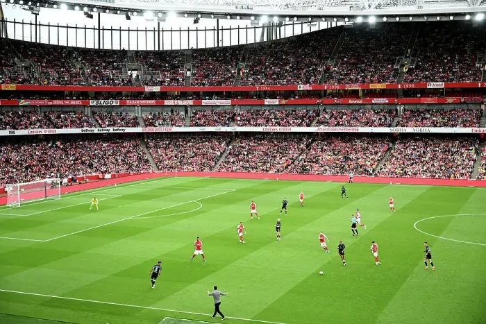 Framed Print : Arsenal v Bayer 04 Leverkusen - Pre-Season Friendly