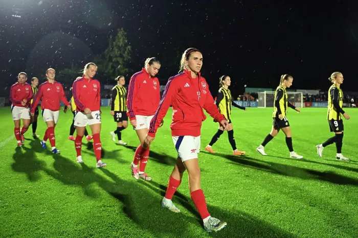 Framed Print : Arsenal v BK Hacken: UEFA Women's Champions League 2nd Round 2nd Leg Framed Print : Arsenal v BK Hacken: UEFA Women's Champions League 2nd Round 2nd Leg
