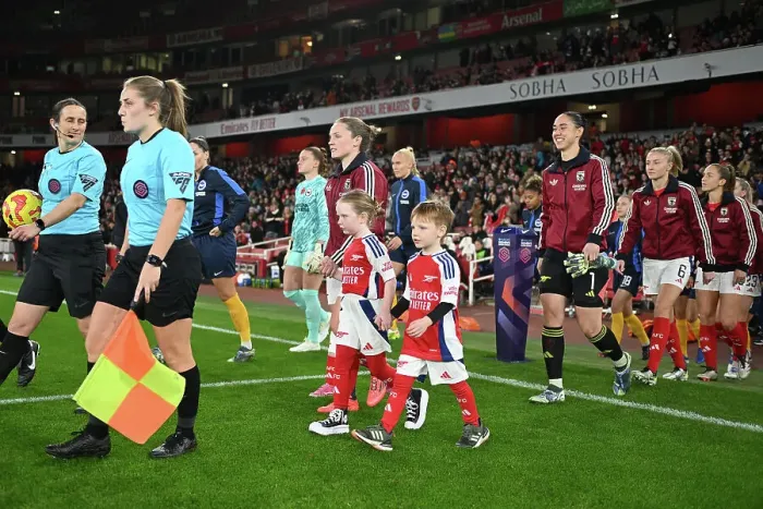 Framed Print : Arsenal v Brighton & Hove Albion - Barclays Women's Super League Arsenal v Brighton & Hove Albion - Barclays Women's Super League