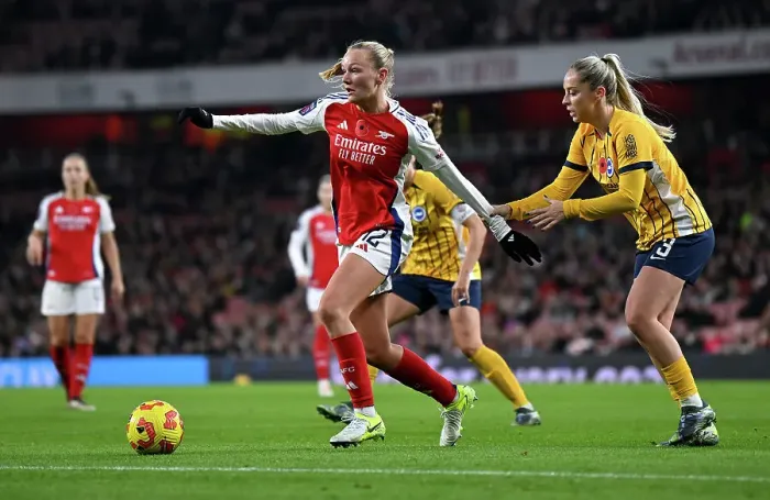 Framed Print : Arsenal v Brighton & Hove Albion - Barclays Women's Super League Arsenal v Brighton & Hove Albion - Barclays Women's Super League