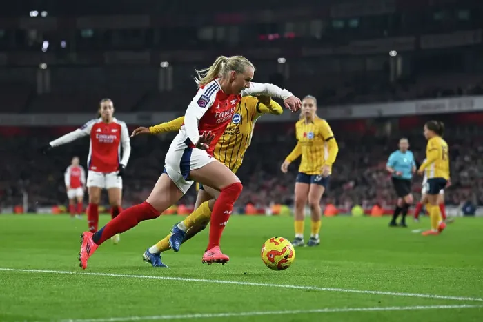 Framed Print : Arsenal v Brighton & Hove Albion - Barclays Women's Super League Arsenal v Brighton & Hove Albion - Barclays Women's Super League