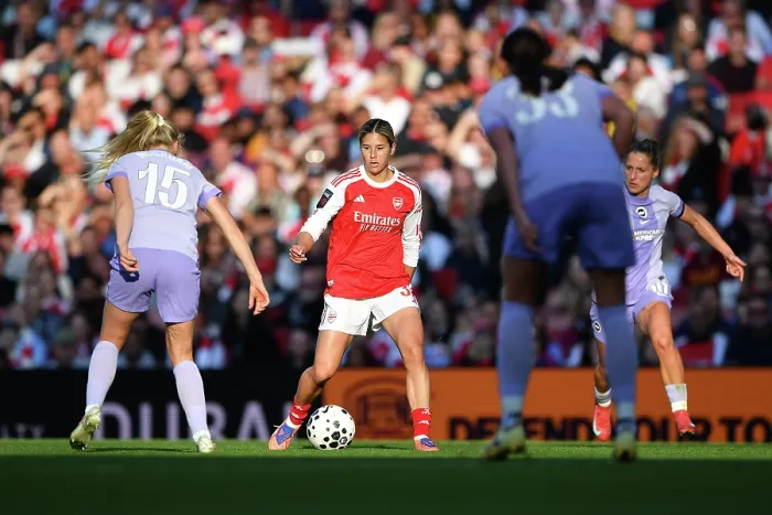 Framed Print : Arsenal v Brighton & Hove Albion - Barclays Women's Super League Arsenal v Brighton & Hove Albion - Barclays Women's Super League