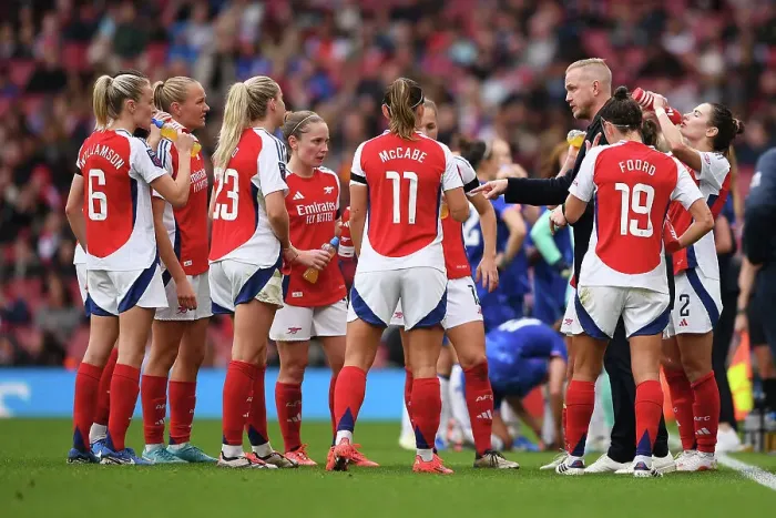Framed Print : Arsenal v Chelsea - Barclays Women's Super League