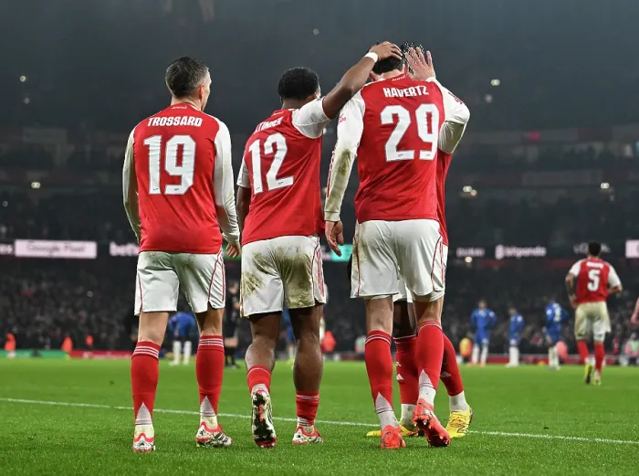 Framed Print : Arsenal v Chelsea - Carabao Cup Semi Final Second Leg