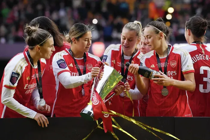 Framed Print : Arsenal v Chelsea - FA Women's Continental Tyres League Cup Final