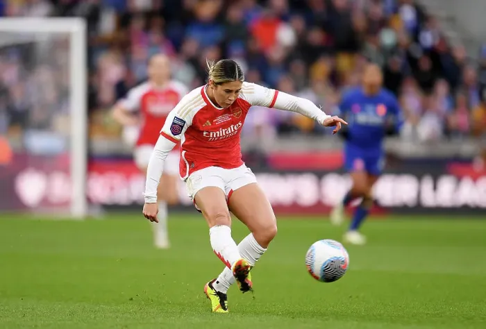 Framed Print : Arsenal v Chelsea - FA Women's Continental Tyres League Cup Final