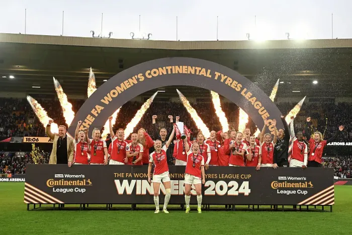 Framed Print : Arsenal v Chelsea - FA Women's Continental Tyres League Cup Final