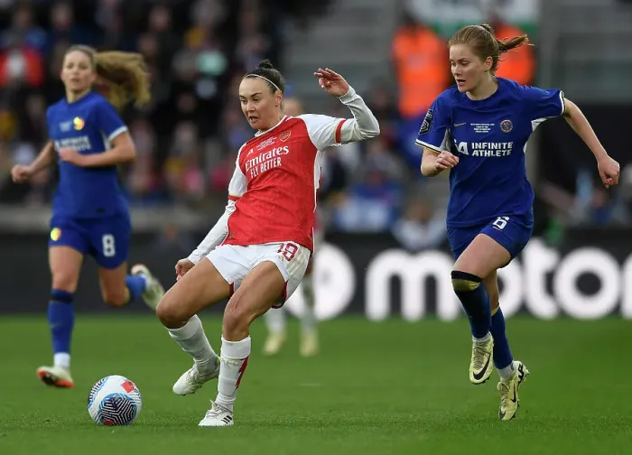 Framed Print : Arsenal v Chelsea - FA Women's Continental Tyres League Cup Final