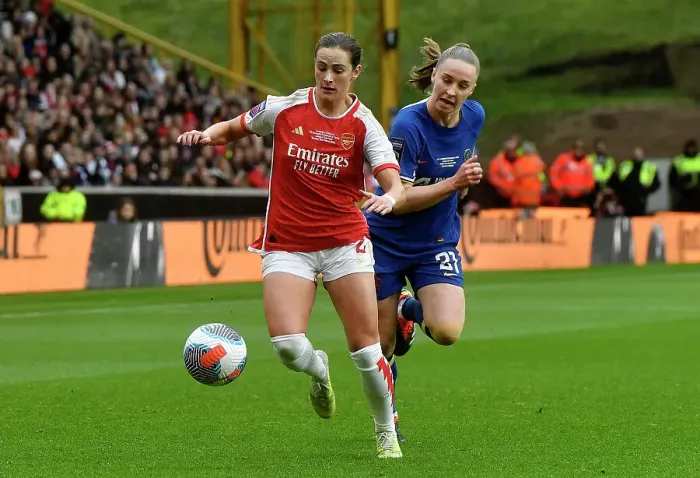 Framed Print : Arsenal v Chelsea - FA Women's Continental Tyres League Cup Final