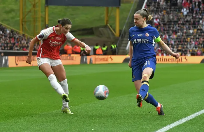 Framed Print : Arsenal v Chelsea - FA Women's Continental Tyres League Cup Final Framed Print : Arsenal v Chelsea - FA Women's Continental Tyres League Cup Final